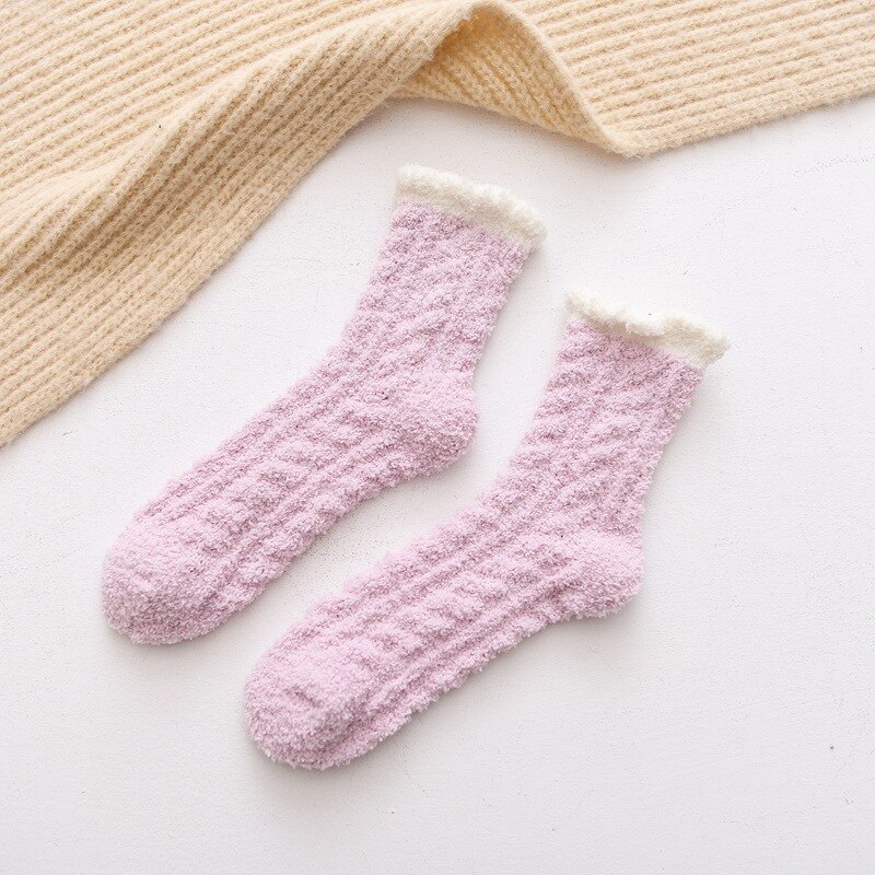 Chaussettes peluches