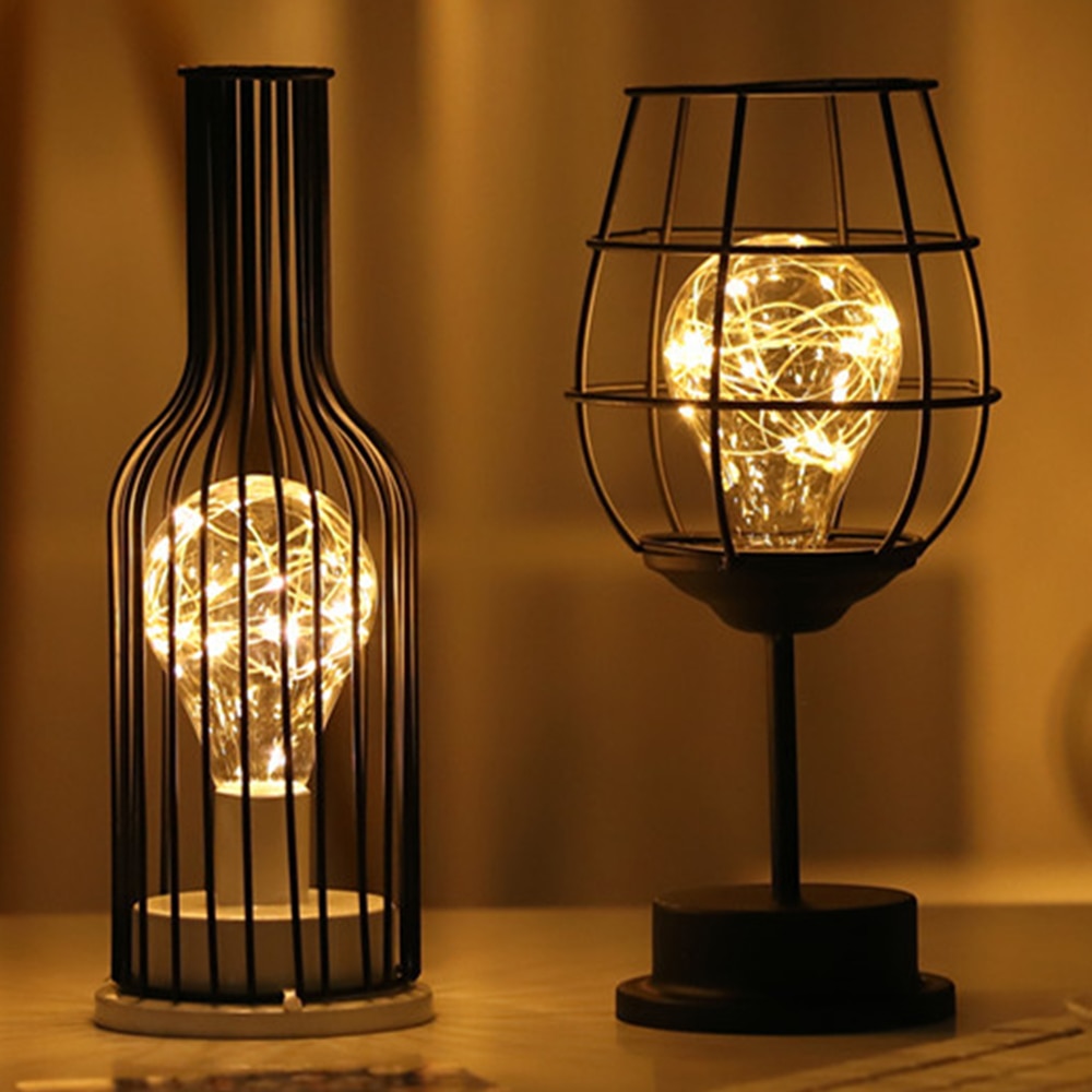 Lampe de table chaleureuse différentes formes