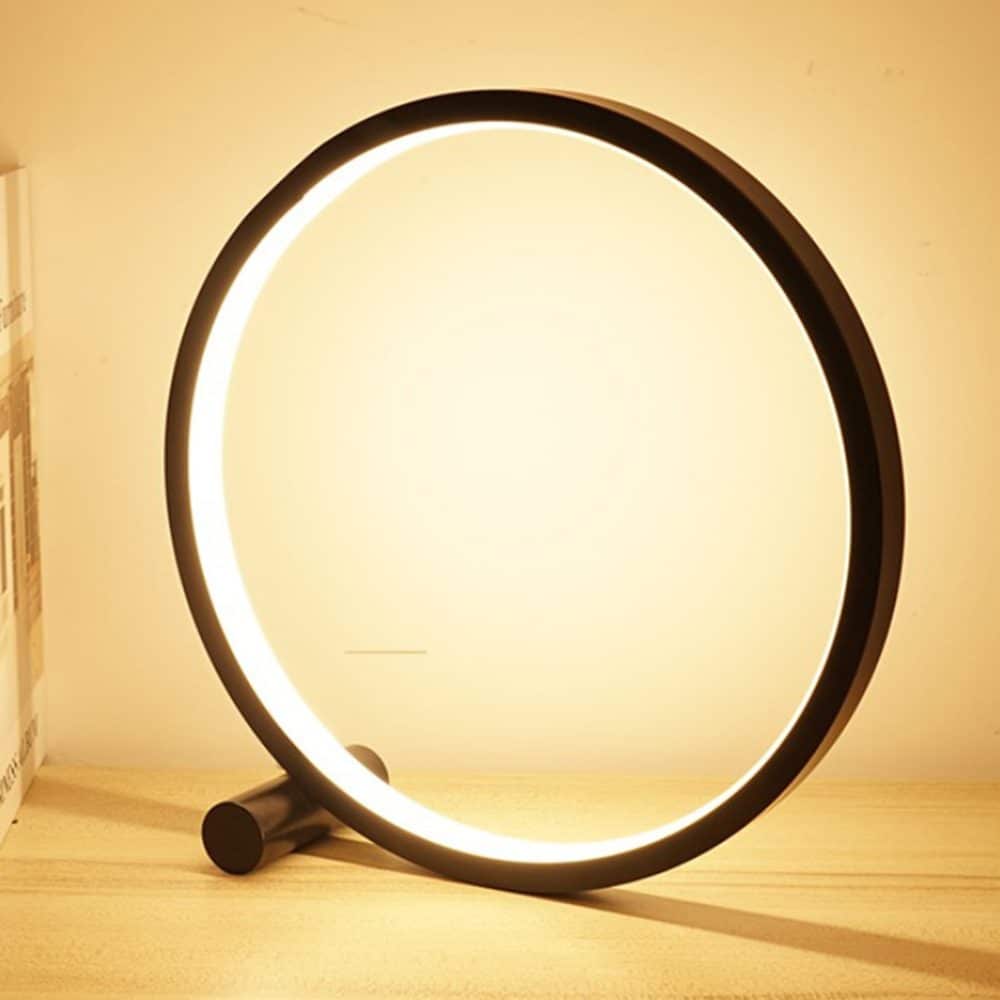 Lampe veilleuse LED design, de table circulaire