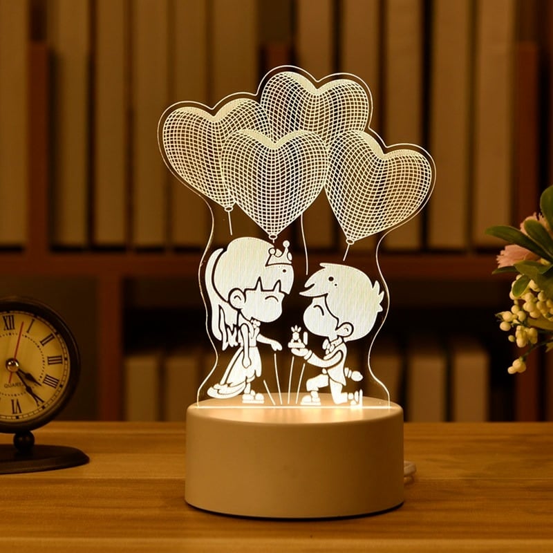 Lampe Led 3D acrylique