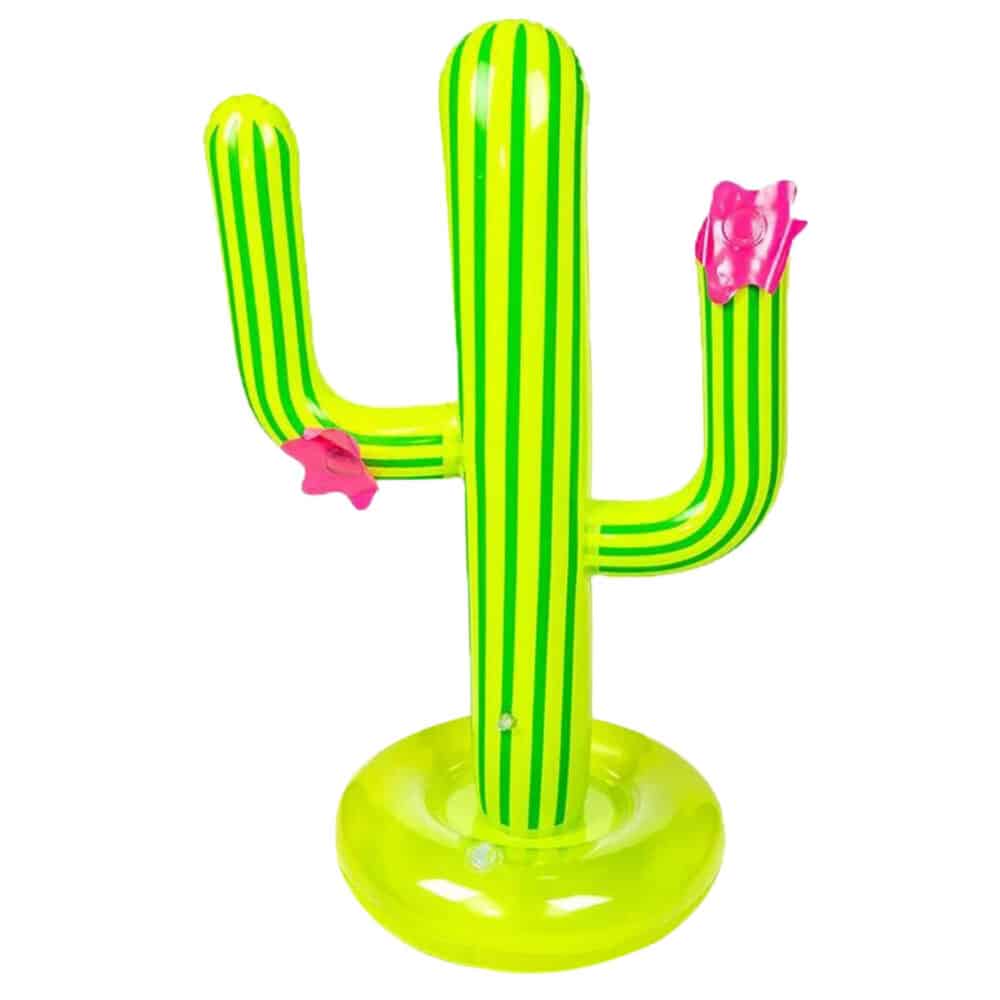 Jeux gonflables lancer d'anneaux cactus
