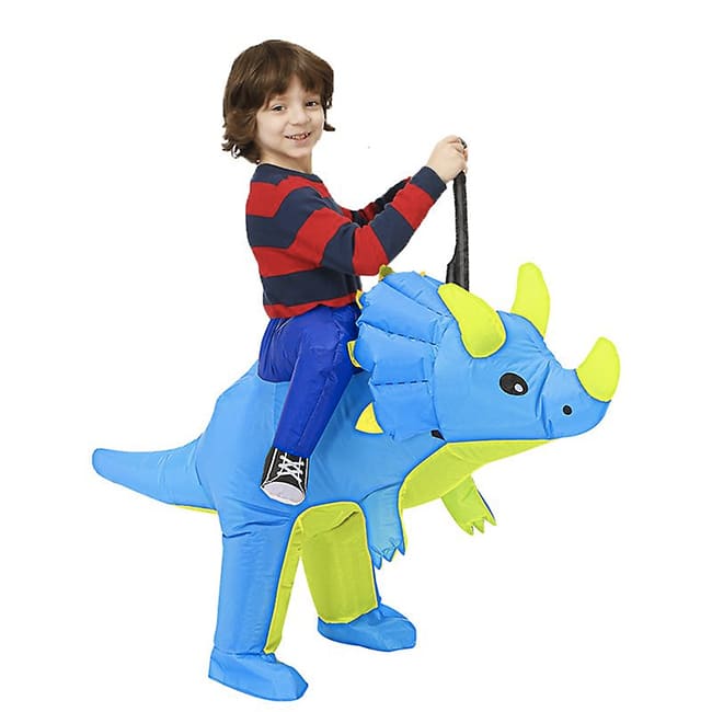 Costume de dinosaure gonflable pour enfants triceratops