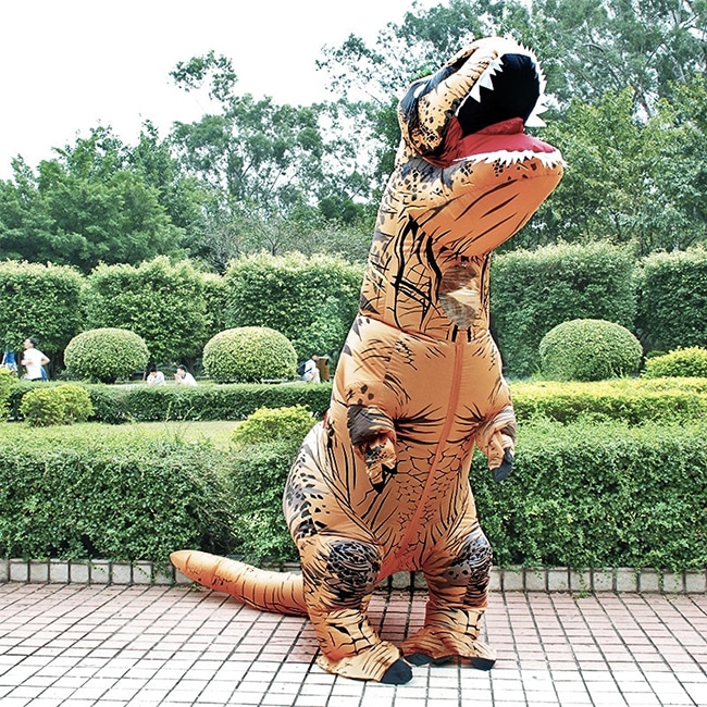 Costume de dinosaure gonflable t-rex