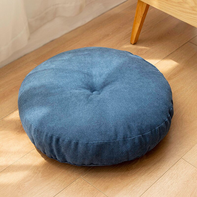 Coussin tatami cocooning rond