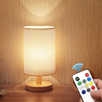 Lampe LED cylindrique cocooning