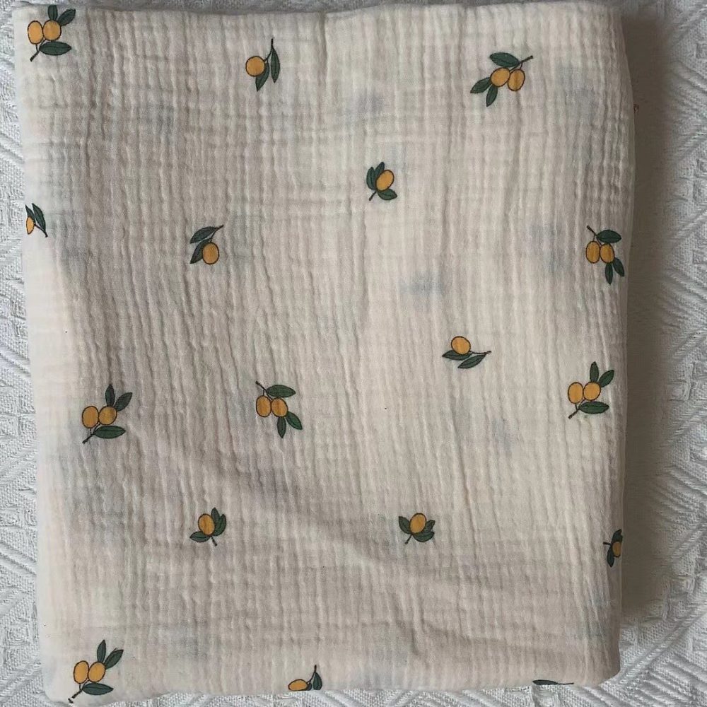 Couvertures d'emmaillotage en coton pour bébé