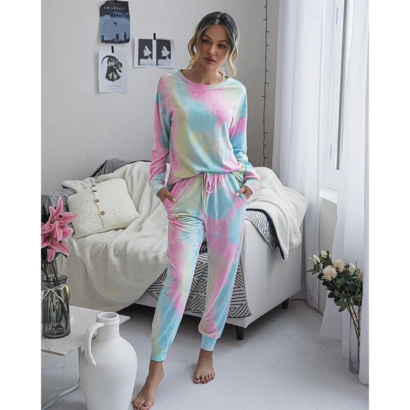 Ensemble cocooning tie and dye pour femme