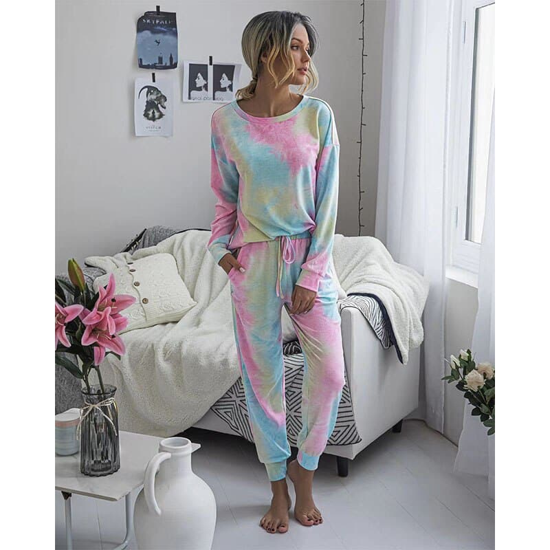 Ensemble cocooning tie and dye pour femme