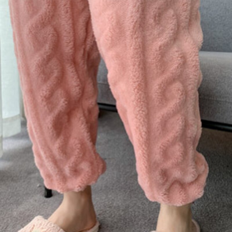 Pyjama rembourré hivernal, chaud et doux pour femme
