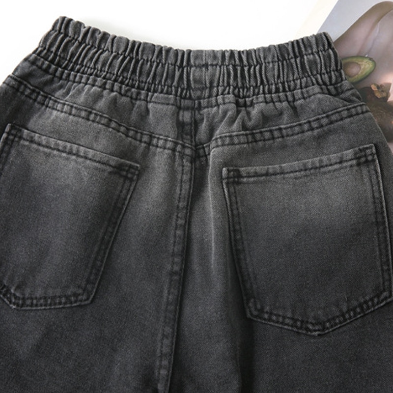 Short bermuda cocooning en jean pour femme