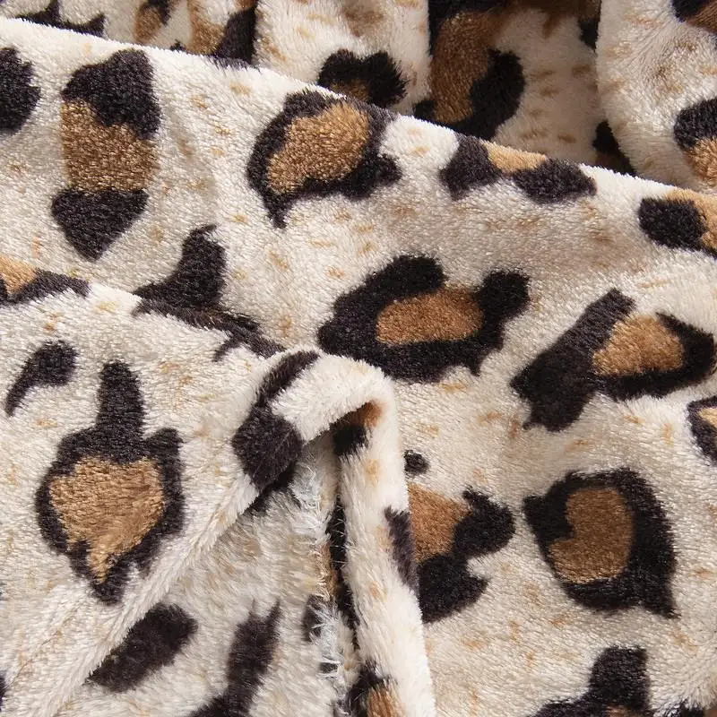 Couverture imprimée léopard